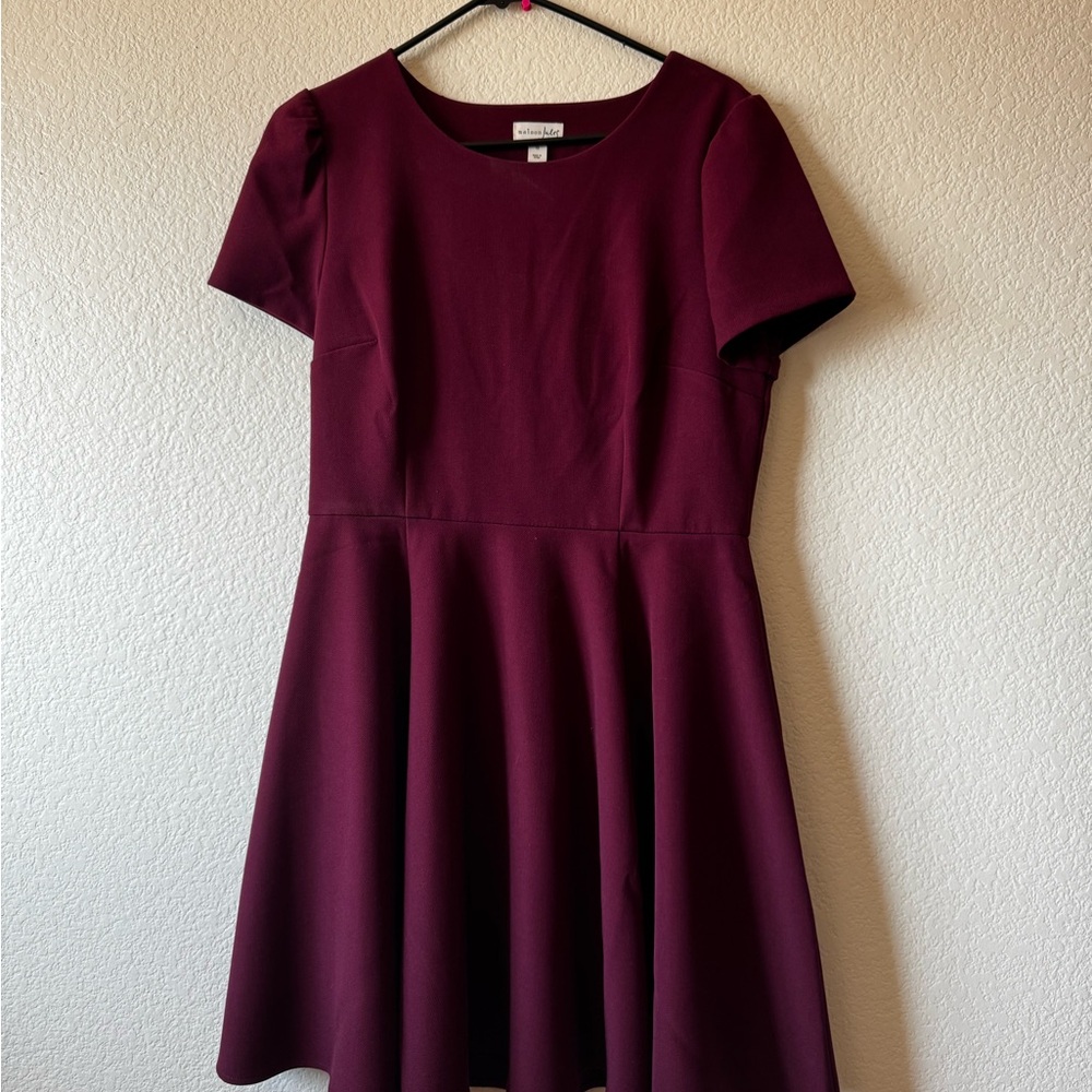Maison Jules 
Elegant Burgundy Dress